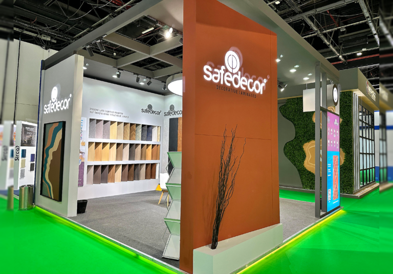 Exhibition stand built by Unievents
