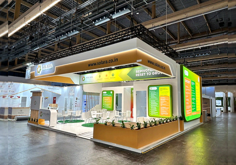 Exhibition stand built by Unievents