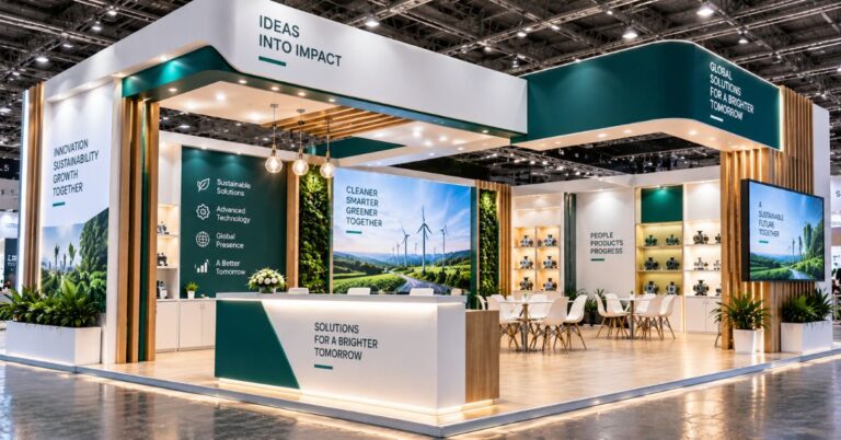 Exhibition stall design company concept built from a clear client brief