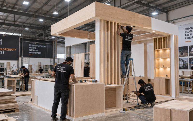 Comparing quotes from an exhibition booth builder line by line