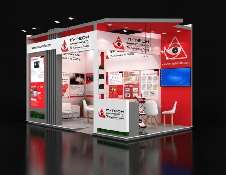 Exhibition stand built by Unievents