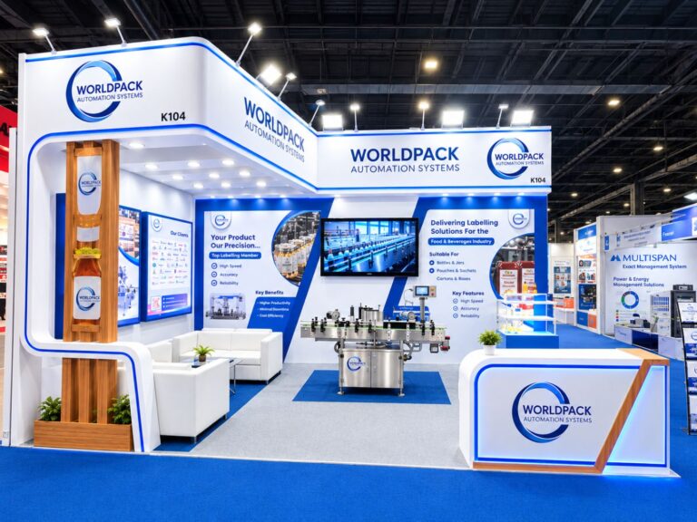 Exhibition stand built by Unievents