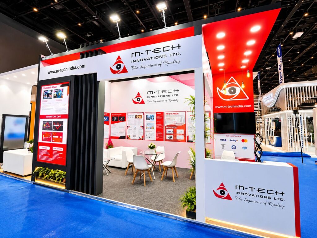 Custom exhibition stand design by Unievents Services