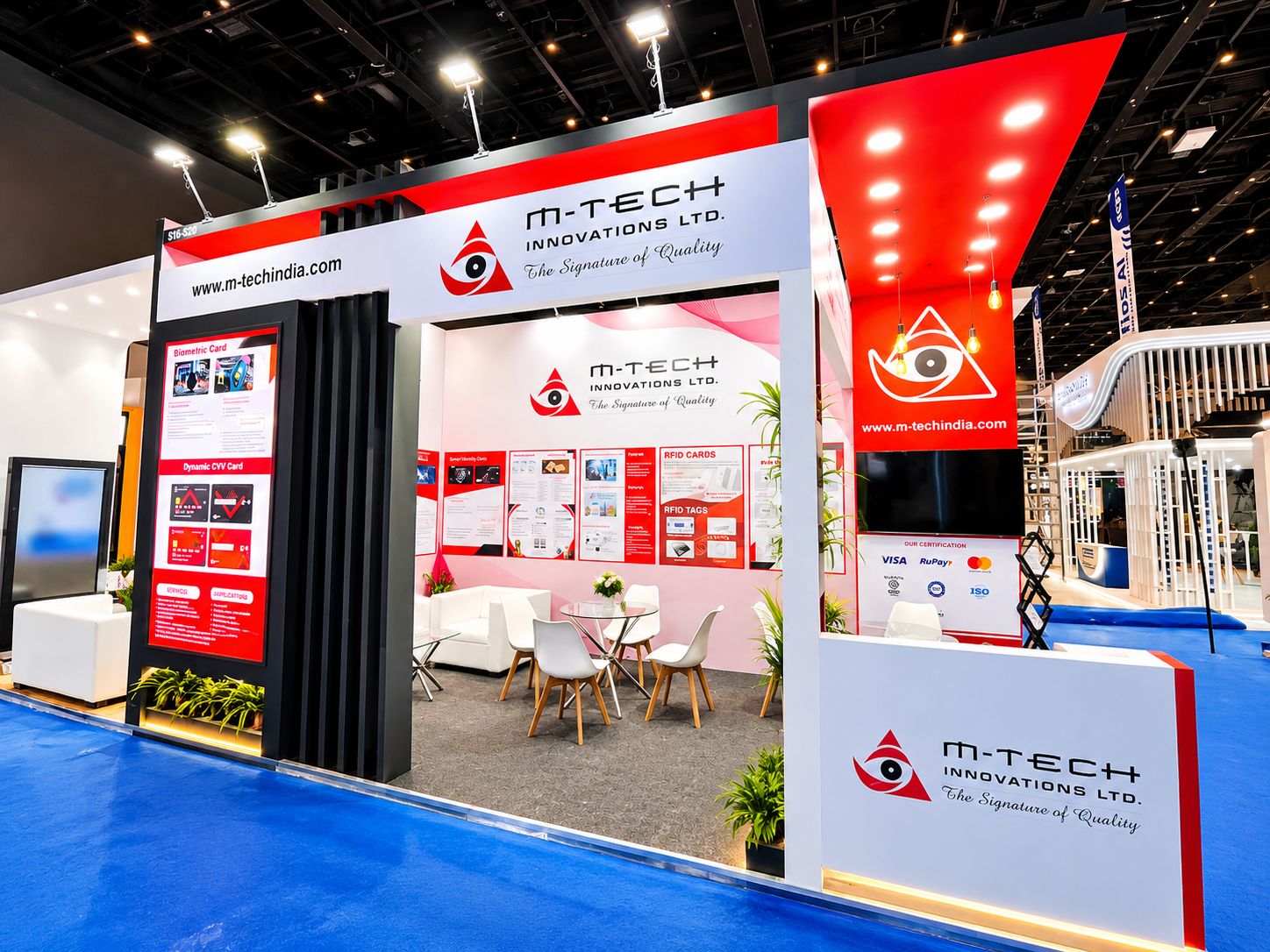 Bharat Buildcon booth design by Unievents Services